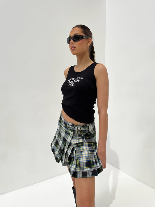 Ralph Lauren Plaid Mini Skirt
